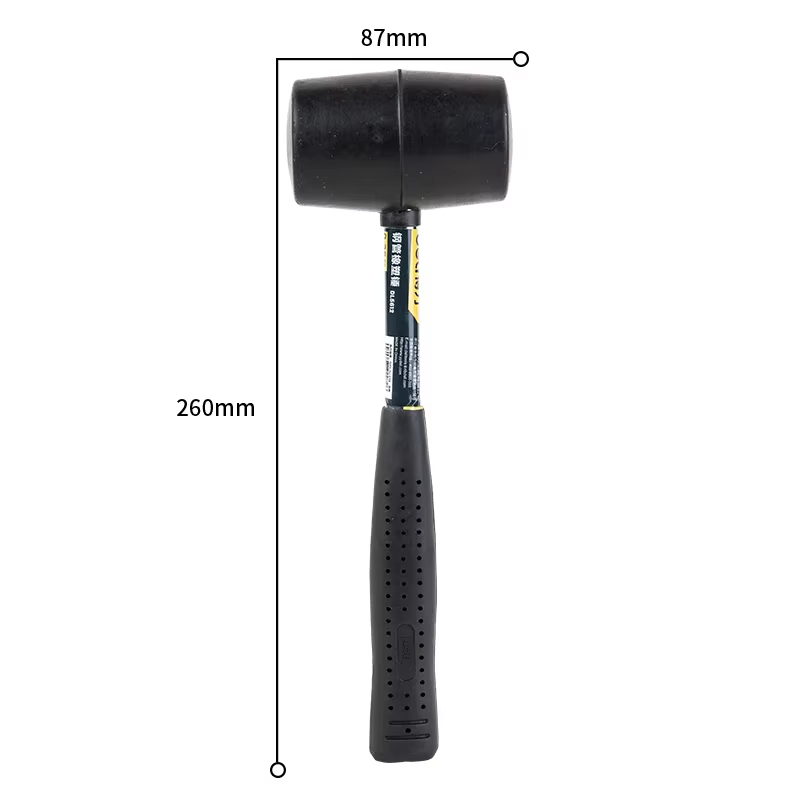 Deli – marteau à maillet en caoutchouc, tête de marteau en caoutchouc Durable pour le Camping, le so