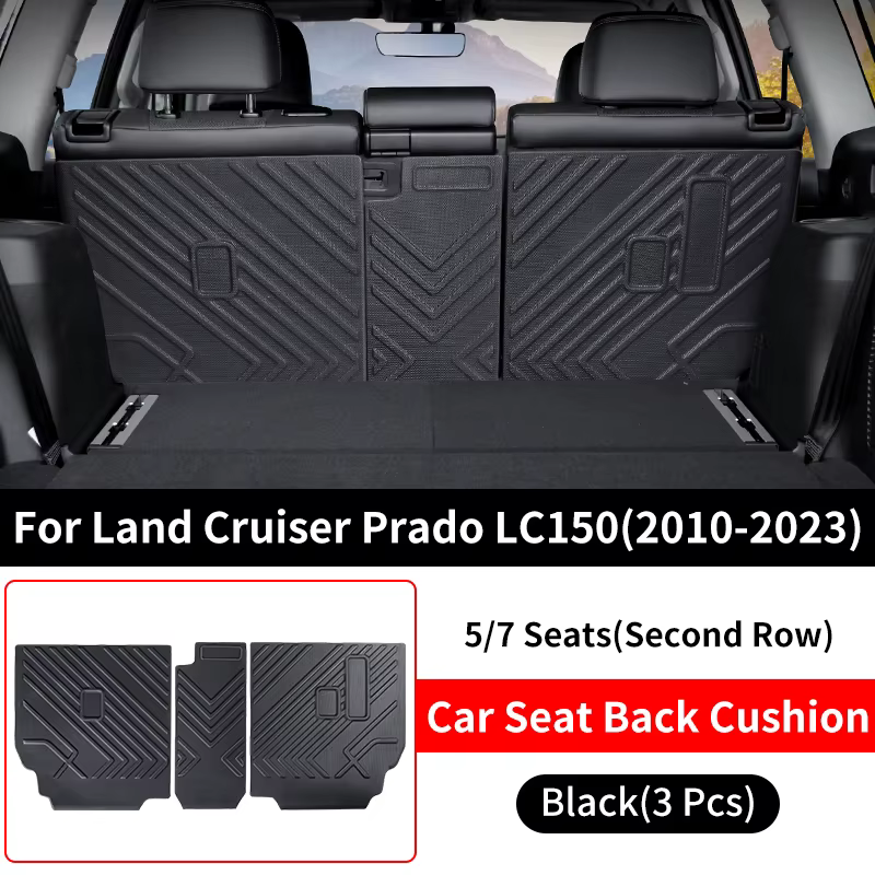 For 2010-2023 Toyota Land Cruiser Prado 150 Sept sièges Dédié Deuxième rangée Coussin de siège arriè