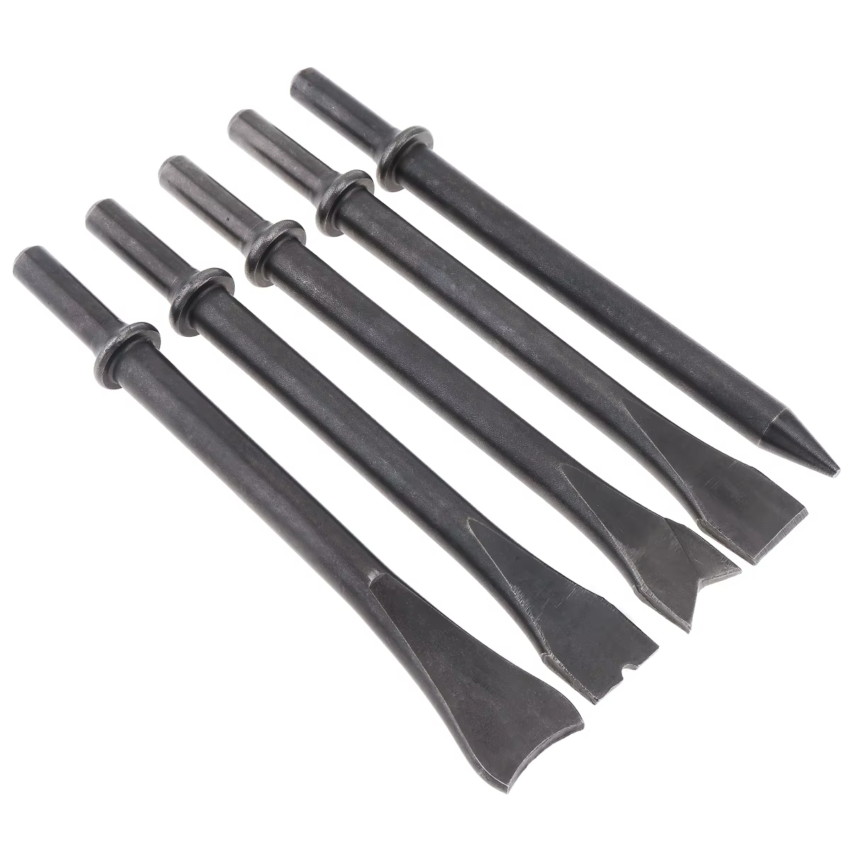 Tête de ciseau à air dure 120-460 mm 45 # Tête de pelle à Air solide en acier, embout de marteau à