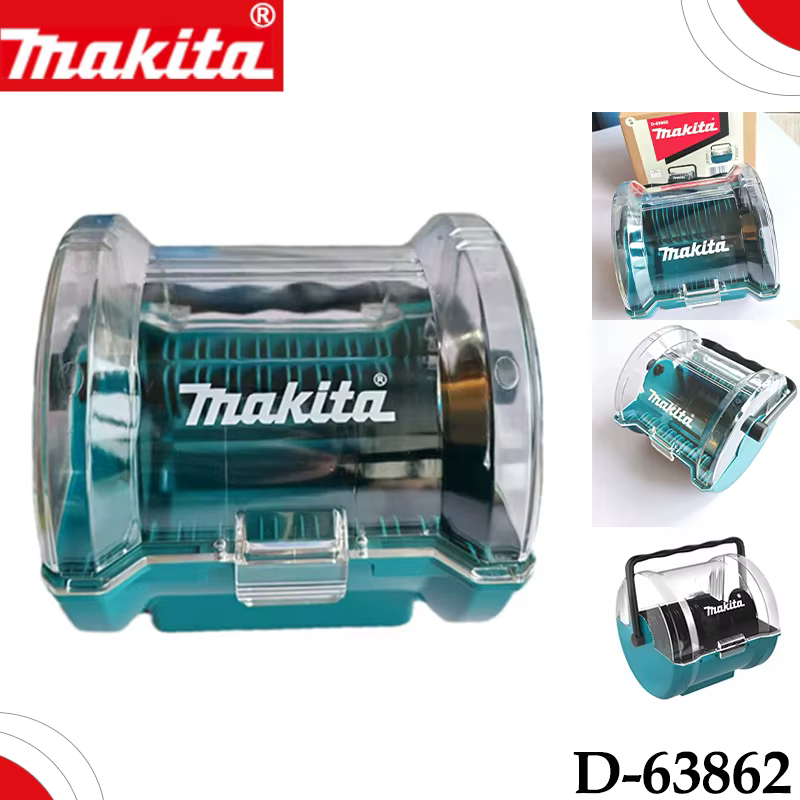 Boîte de rangement portable Makita D-63862, étui de transport durable pour meuleuses, lames de scie 