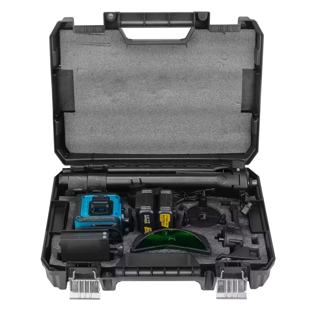 Gismo 4D 16 lignes 360 ° Niveaux Laser auto-nivelants avec trépied et valise, outil de niveau Laser