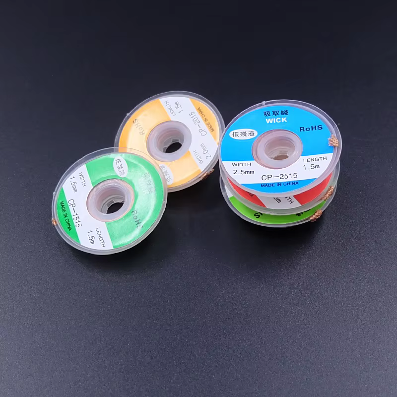 Dissouder ruban tressé cuivre soudage soudure soudure dissolvant 1/1.5/2/2.5/3/4mm fil à souder mèch