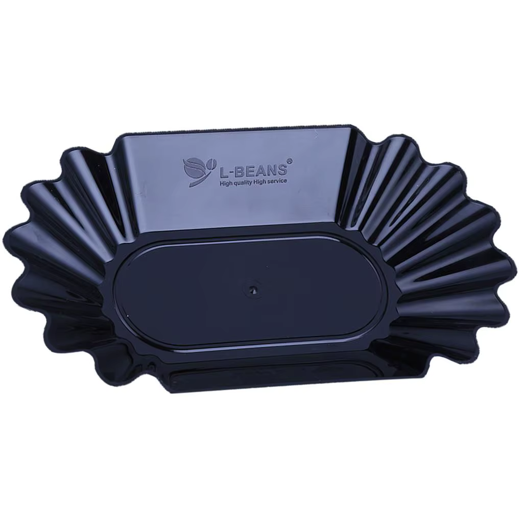 Assiette Ovale en Plastique pour Grains de Café, Snack, Dessert, Fruit, Escalade, Pique-Nique, Usten