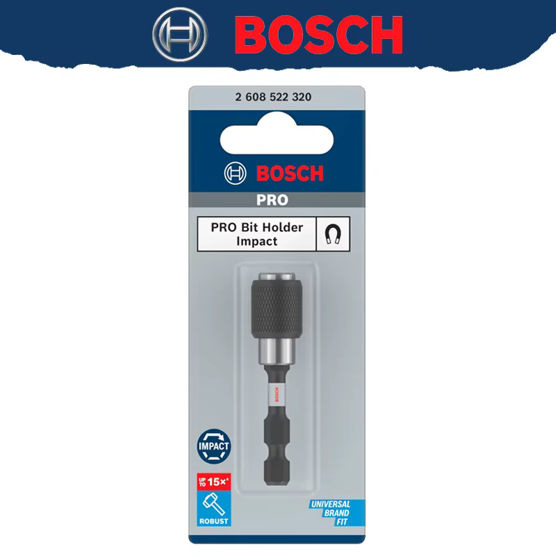 BOSCH 2608522320 PRO porte-embout à Impact changement rapide 60 mm 1/4 pouces tige hexagonale choisi