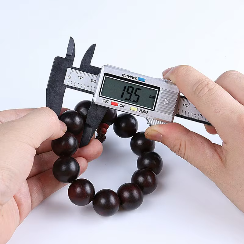 1PC plastique vernier étrier affichage numérique étrier Mini texte jouer étrier étudiant vernier règ