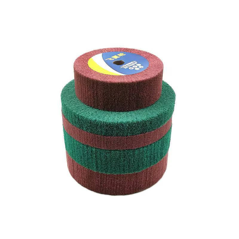 Roue de polissage pour vadrouille Scotch Brit, 150/200/250mm, brosse à lamelles Non tissée, disque e