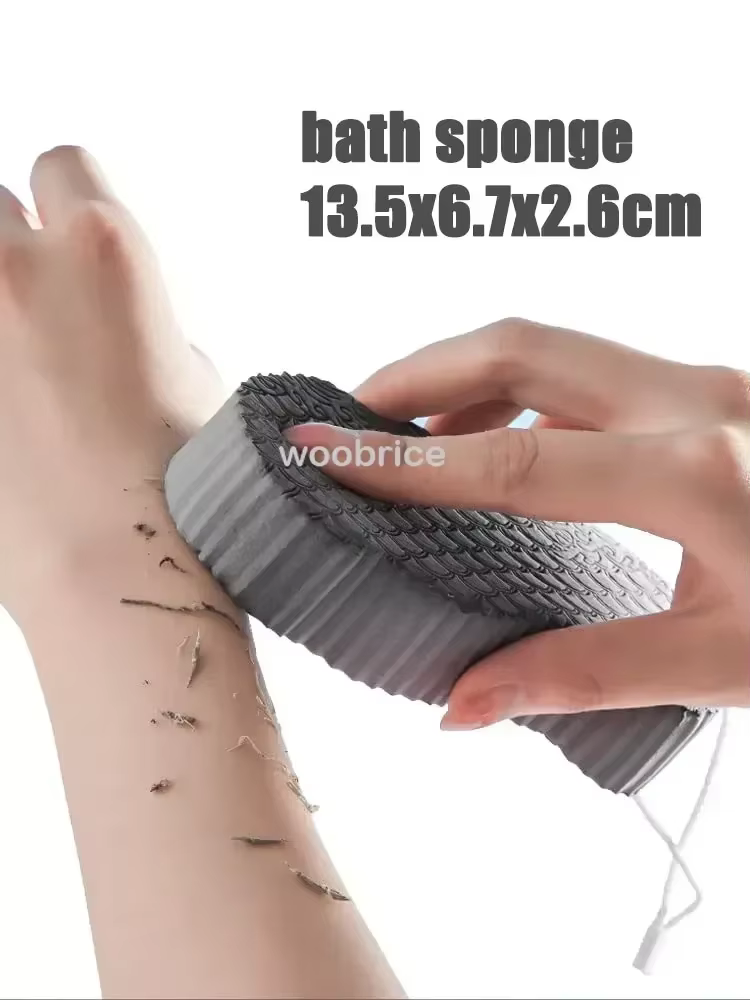 Tapis de bain salle de bain Silicone frotter dos brosse salle de bain anti-dérapant lavage pied Pad 