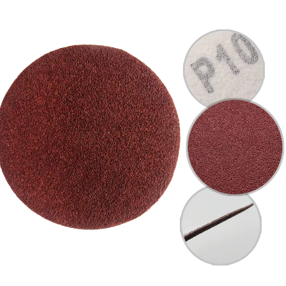 Abrasifs en Papier de Verre de Forme Ronde, Outil de Polissage pour le Polissage du Bois, Grain 60-2