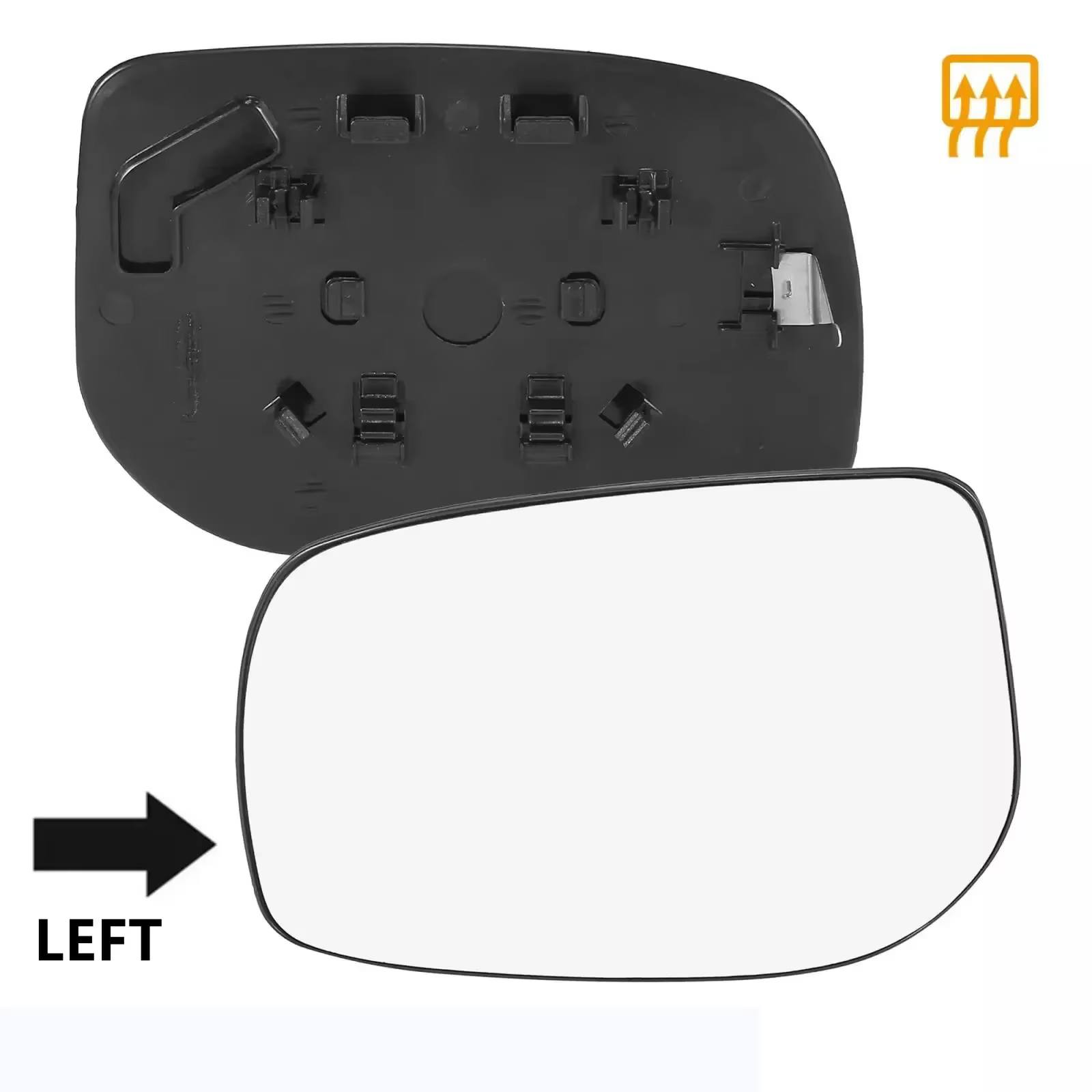 Verre de rétroviseur chauffant latéral de voiture gauche droite pour TOYOTA YARIS 2006 2007 2008 200