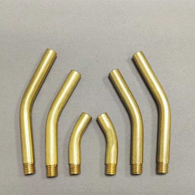 Tube courbé creux en laiton fileté M5/M6/M8