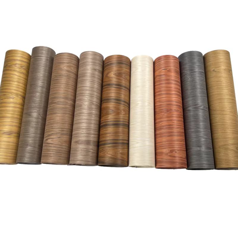 Placage en bois de teck, cerise, chêne blanc, noyer noir, pour panneaux d'armoire, amélioration de l