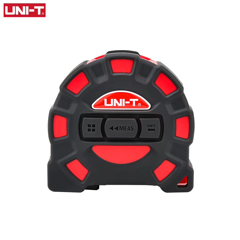 UNI-T 2 en 1 50m 60M Laser Ruban À Mesurer Roulette Distancemètre Télémètre Électronique Règle LCD A
