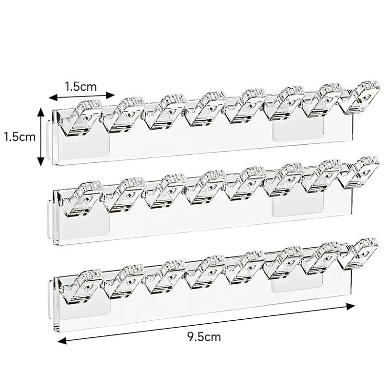 Organisateur de colliers auto-adhésif 3/6 pièces, organisateur de bijoux multifonctionnel peu encomb