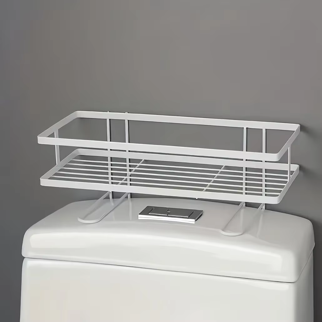 Support de rangement de toilettes multifonctionnel pour salle de bain, organisateur de réservoir d'e