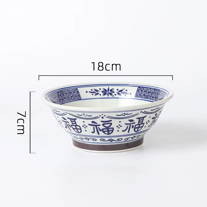 Bol à nouilles chinois Fuzi pour la maison, bol spécial pour nouilles Lamian, bol à soupe Vintage de
