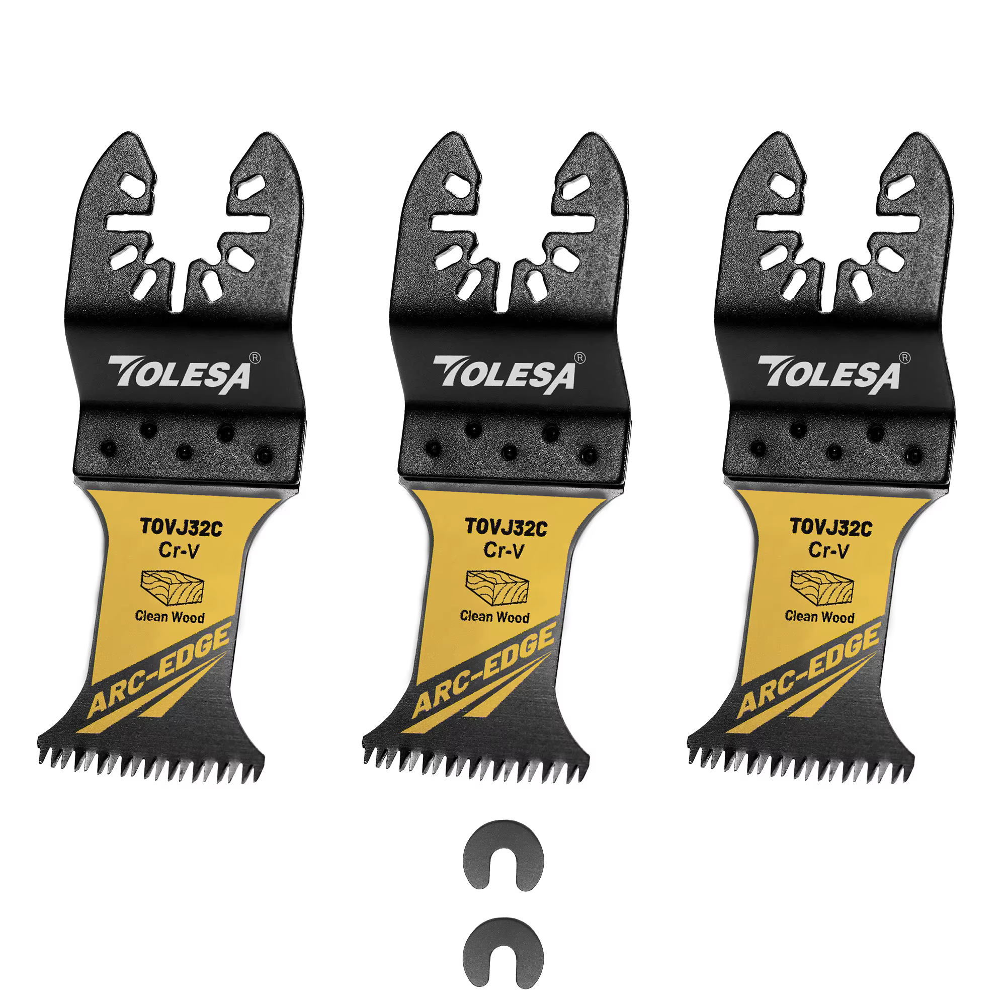 TOLESA 3/50 pièces jeu de lames de scie oscillantes à bord d'arc lames multi-outils oscillantes à de