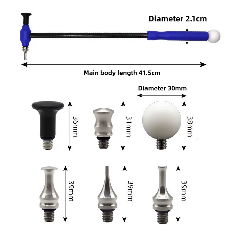 Marteau à tarauder en alliage de titane avec poignée en Fiber de carbone, vis M8 pour outils de débo