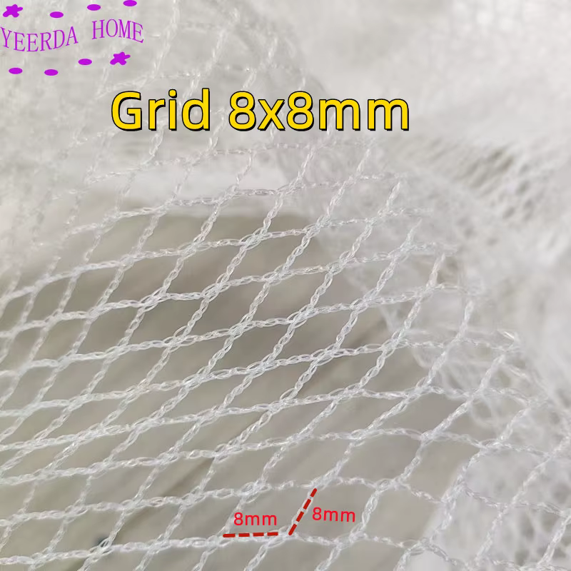 Filet Anti-clame en Nylon à maille de 8mm, filet de protection contre la grêle pour jardin, filet PE