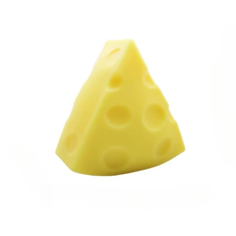Jouet Squishy en forme de fromage, jouet à presser en forme de fromage, doux, mignon, anti-stress, à