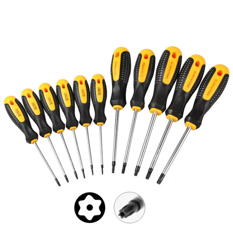 Jeu de tournevis Torx à trou de sécurité CR-V, Kit d'embout de tournevis magnétique T5-t30 pour répa