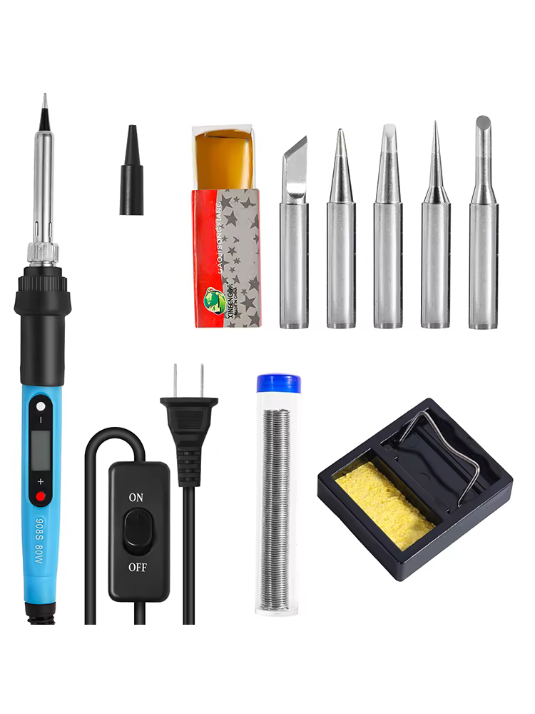 Kit de fer à souder pour électronique 80W LCD numérique température réglable outils de réparation de