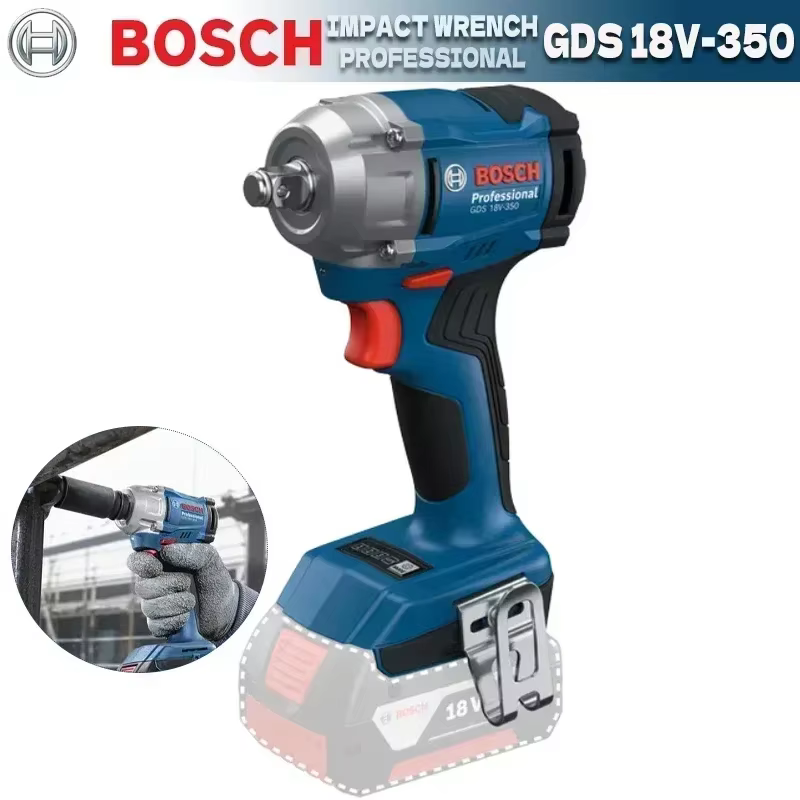 BOSCH GDS 18V-350 clé à chocs sans fil réglage à 3 vitesses pilote d'impact 350Nm couple clé électri