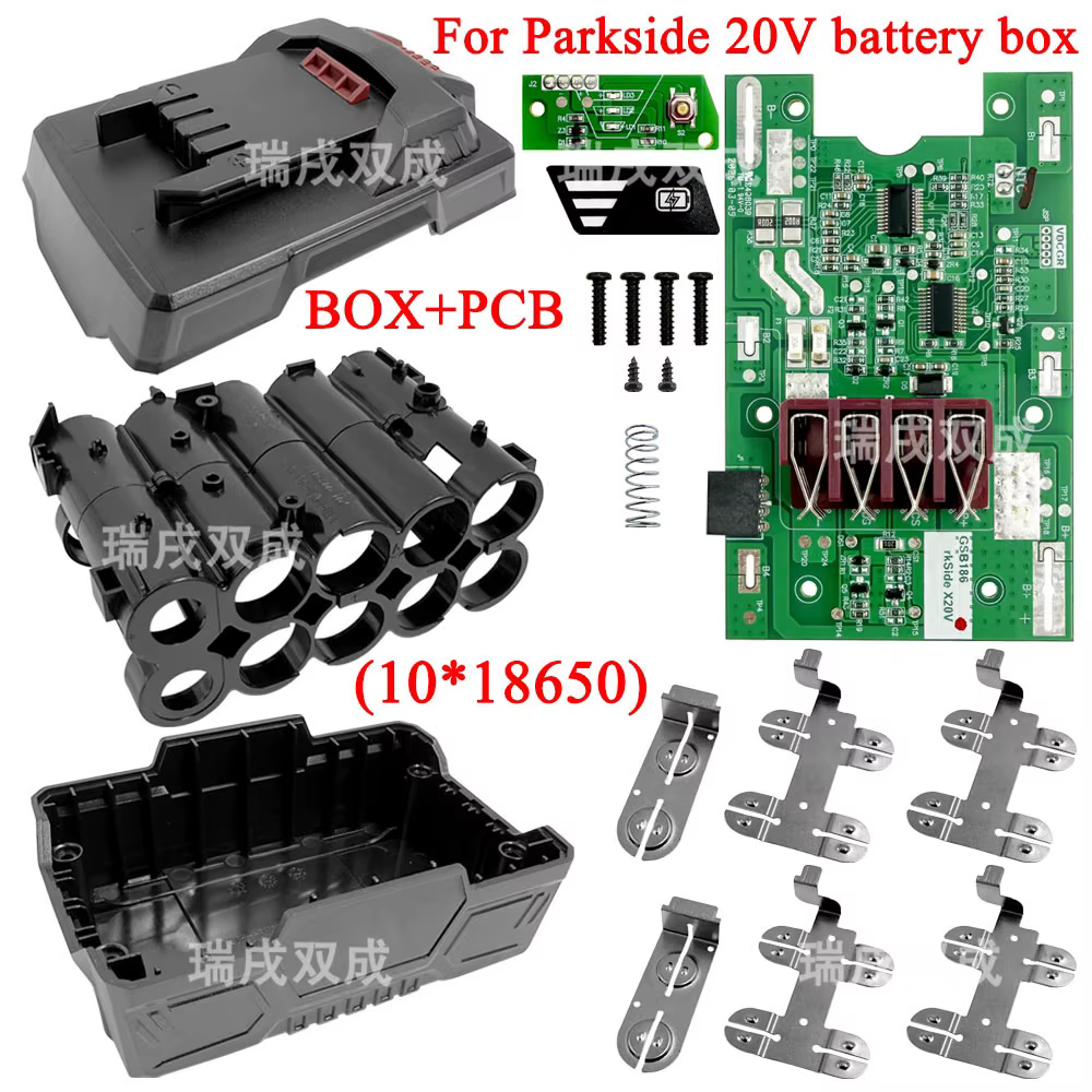 Boîtier en plastique pour batterie de tournevis PABS 20-Li, boîte de protection de circuit imprimé p