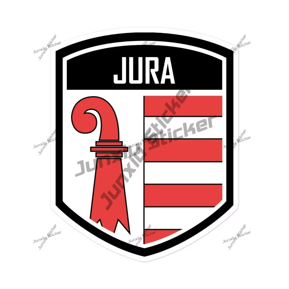 Canton de Jura suisse drapeau emblème vinyle autocollants fenêtre pare-chocs camion pick-up camping-