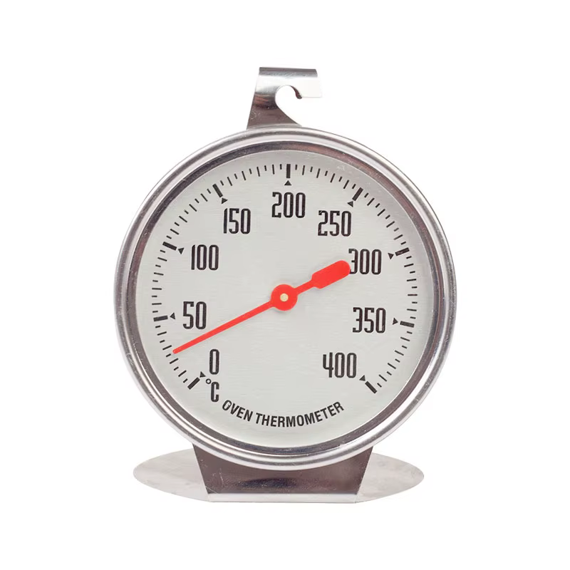 0-400 Celsius nouveau thermomètre de four en acier inoxydable accrocher ou support grand cadran cuis