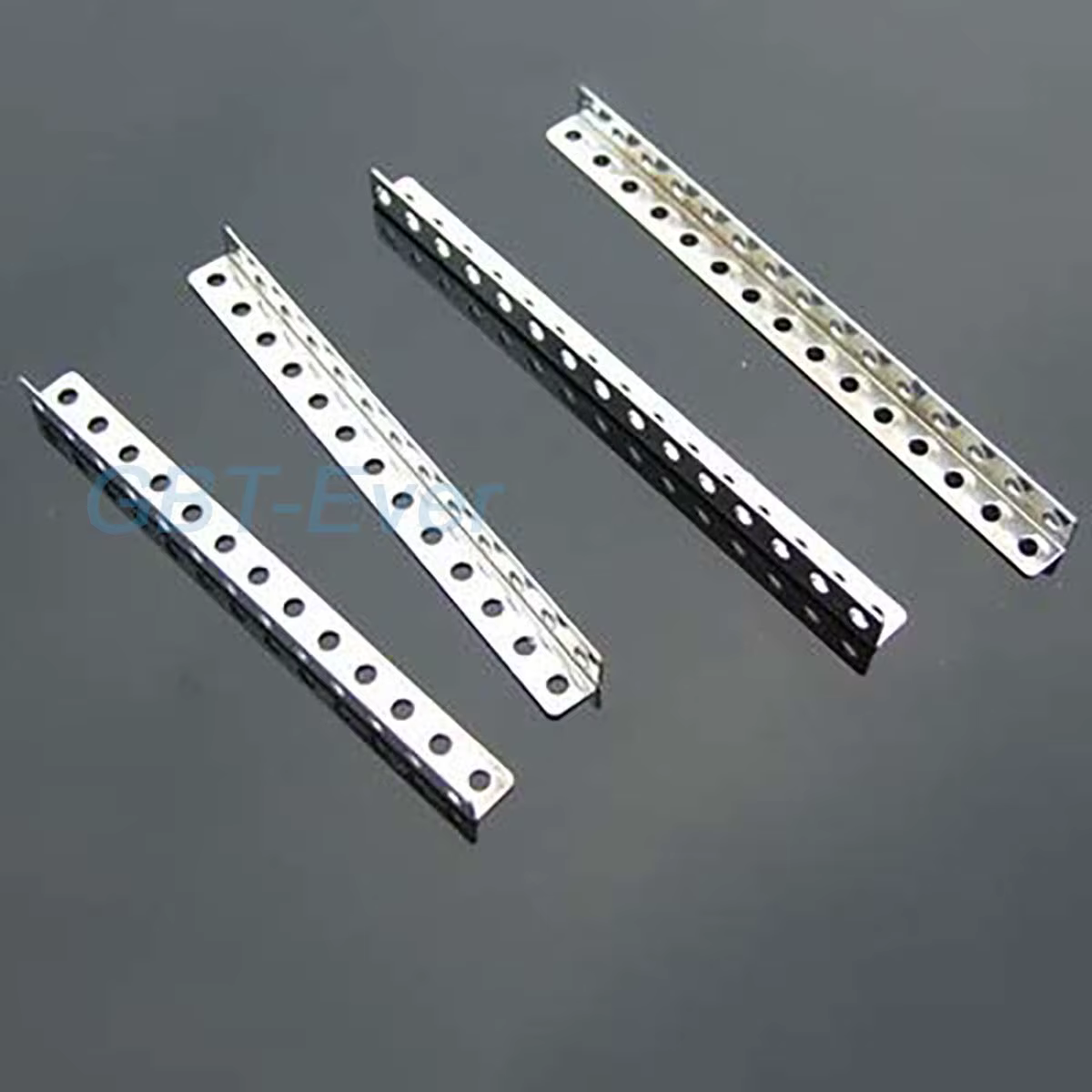 Barres de fer à angle droit en forme de L, mini supports en fer, modèle de jouet, 45mm, 50mm, 65mm, 