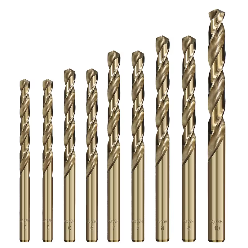 CMCP-Forets hélicoïdaux HSS, 1-13mm, M2 asile alt Coated for Wood, Metal Hole Cutter, Gun Drill Bits