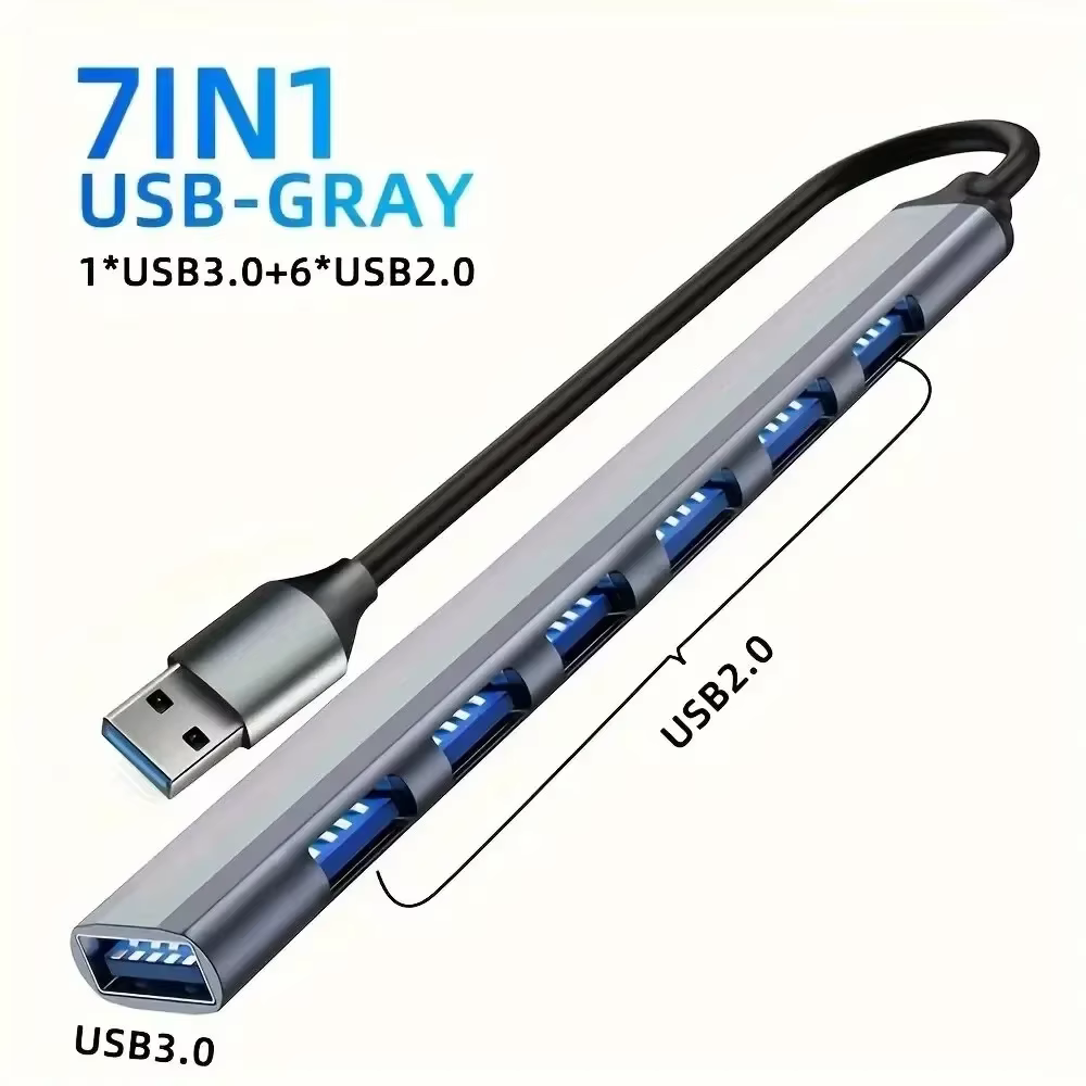 USB C Hub 8In1 7in2 7in1 Type C 3.1 à 4K adaptateur HDMI avec lecteur de carte RJ45 SD/TF PD Charge 