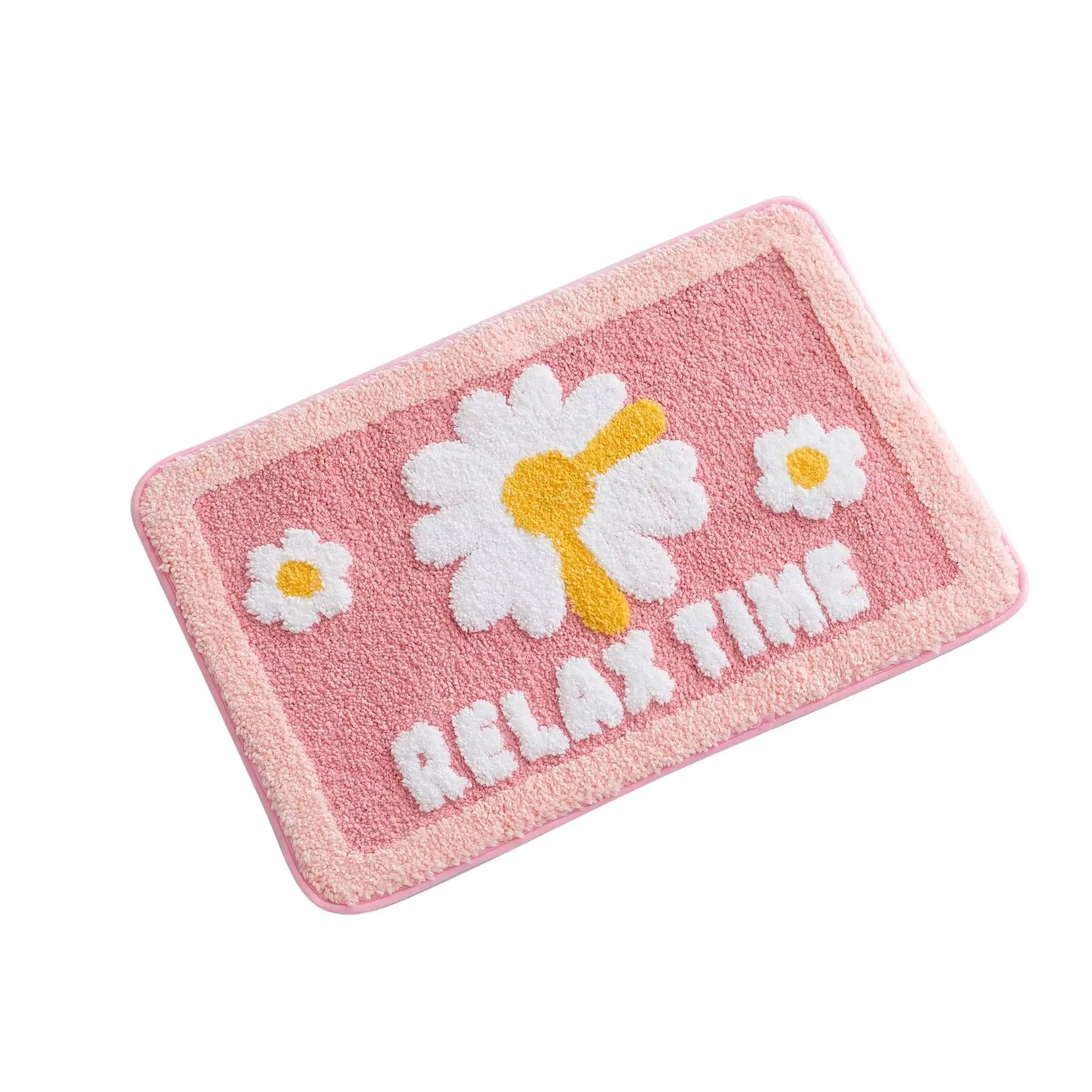 HOLEA-Tapis de Sol Antidérapant en Microcarence, Mignon, Destroy AndrBath Polymères, Décoration de F