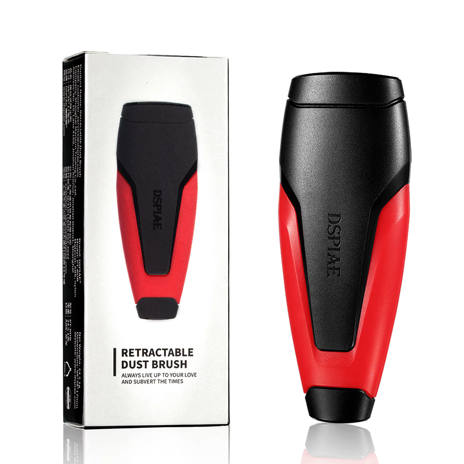 DSPIAE PT-RDB bricolage brosse à poussière rétractable Double pointes outils de nettoyage pratiques 