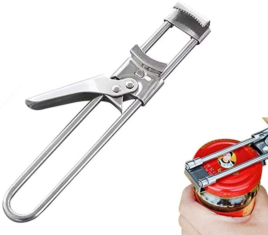 Ouvre-boîte ou ouvre-boîte également pour ouvre-bocal avec ouverture de boîte de bouteille de bière,