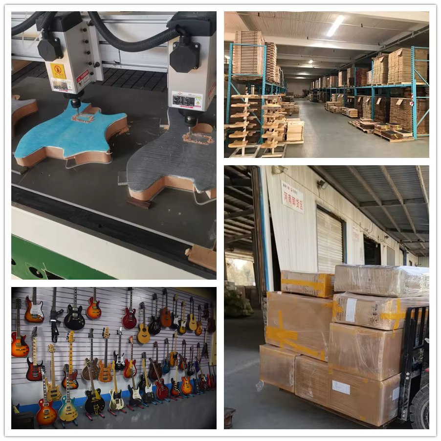 Le lien est pour une commande personnalisée. Usine de guitare, guitare électrique et basse, guitare