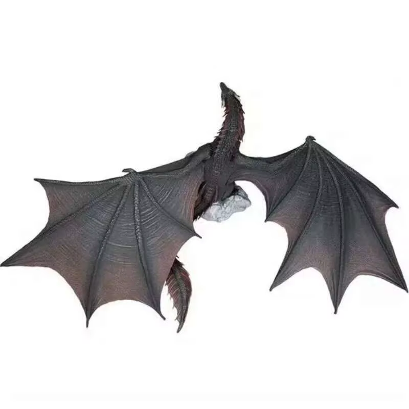 Figurine mobile Game Of Thrones Frost Wyrm Viserion, Dragon noir, jouets d'action, modèle de bureau,