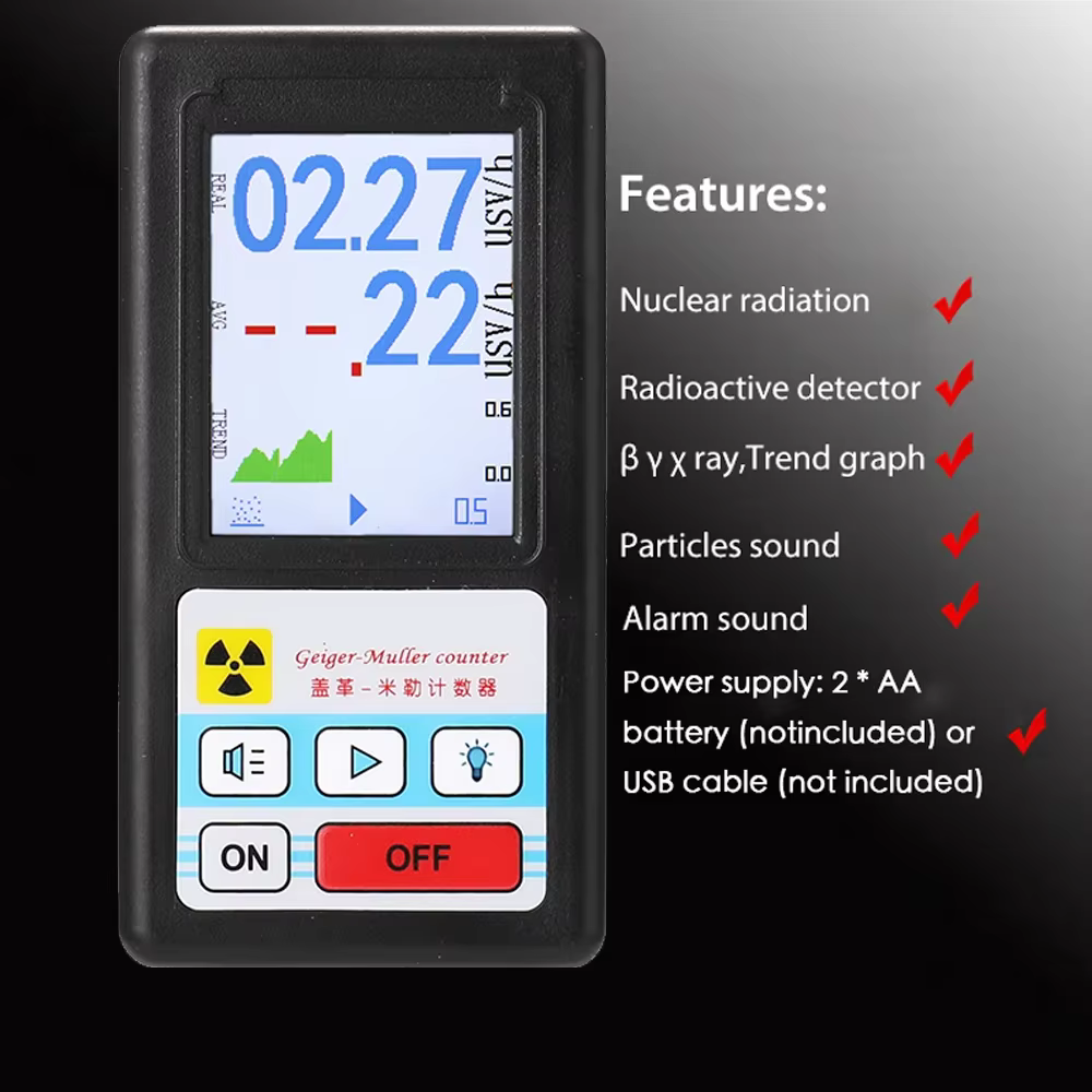 Compteur Geiger BR-6, Dosimètre Personnel, Détecteur de Rayonnement Nuklear, Détecteur LCD de Rayons
