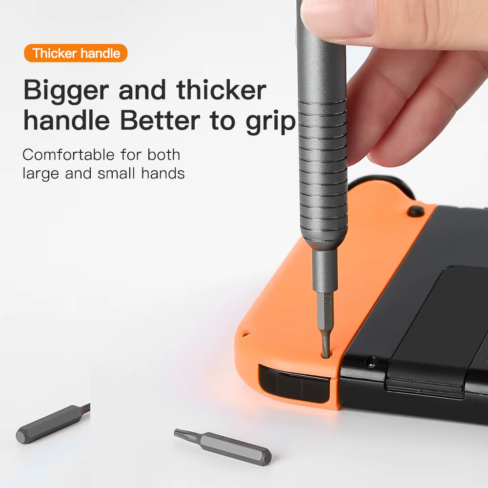 Jeu de tournevis sans fil 51 en 1, kit d'outils à main manuels portables, petits embouts magnétiques