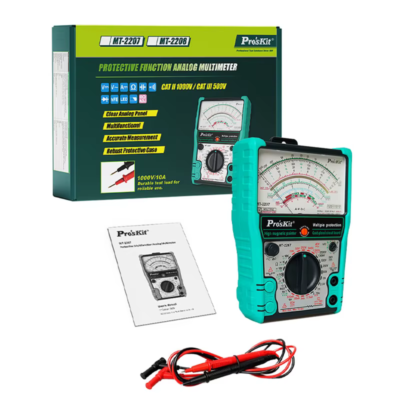 Multimètre à pointeur MT-2207, Instrument électrique de haute précision, entretien pour électricien,