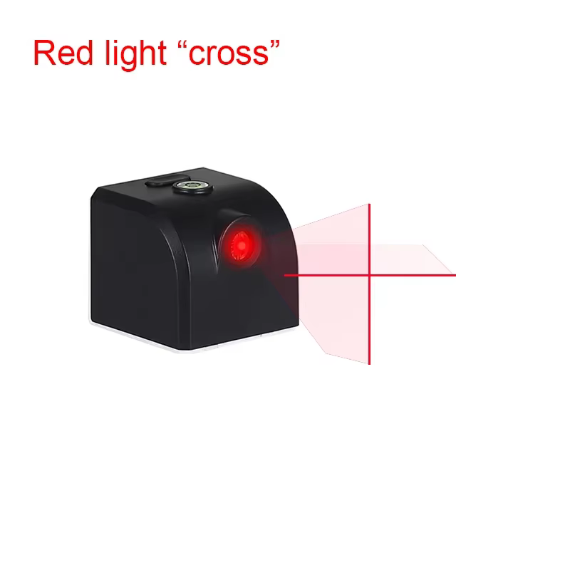 Niveau laser puissant, mini, lignes croisées horizontales et verticales, super vert, portable, pour 