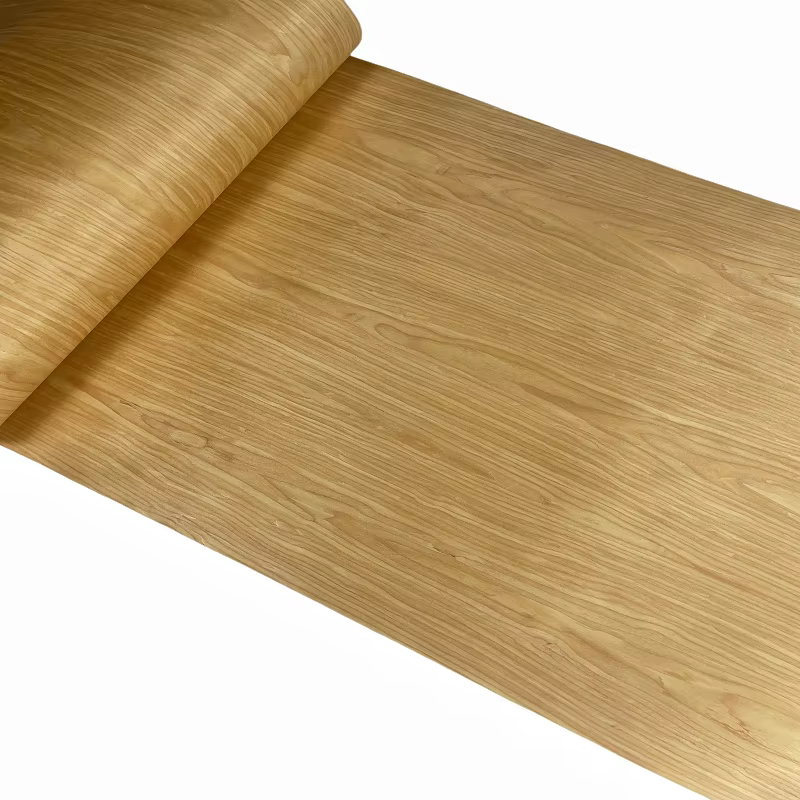 Placage en bois de teck, cerise, chêne blanc, noyer noir, pour panneaux d'armoire, amélioration de l