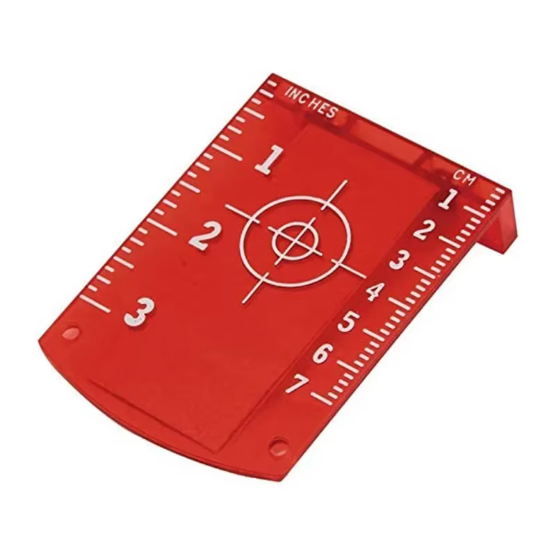 Niveau Laser cible magnétique rouge/vert, niveau Laser en plastique, plaque magnétique réfléchissant