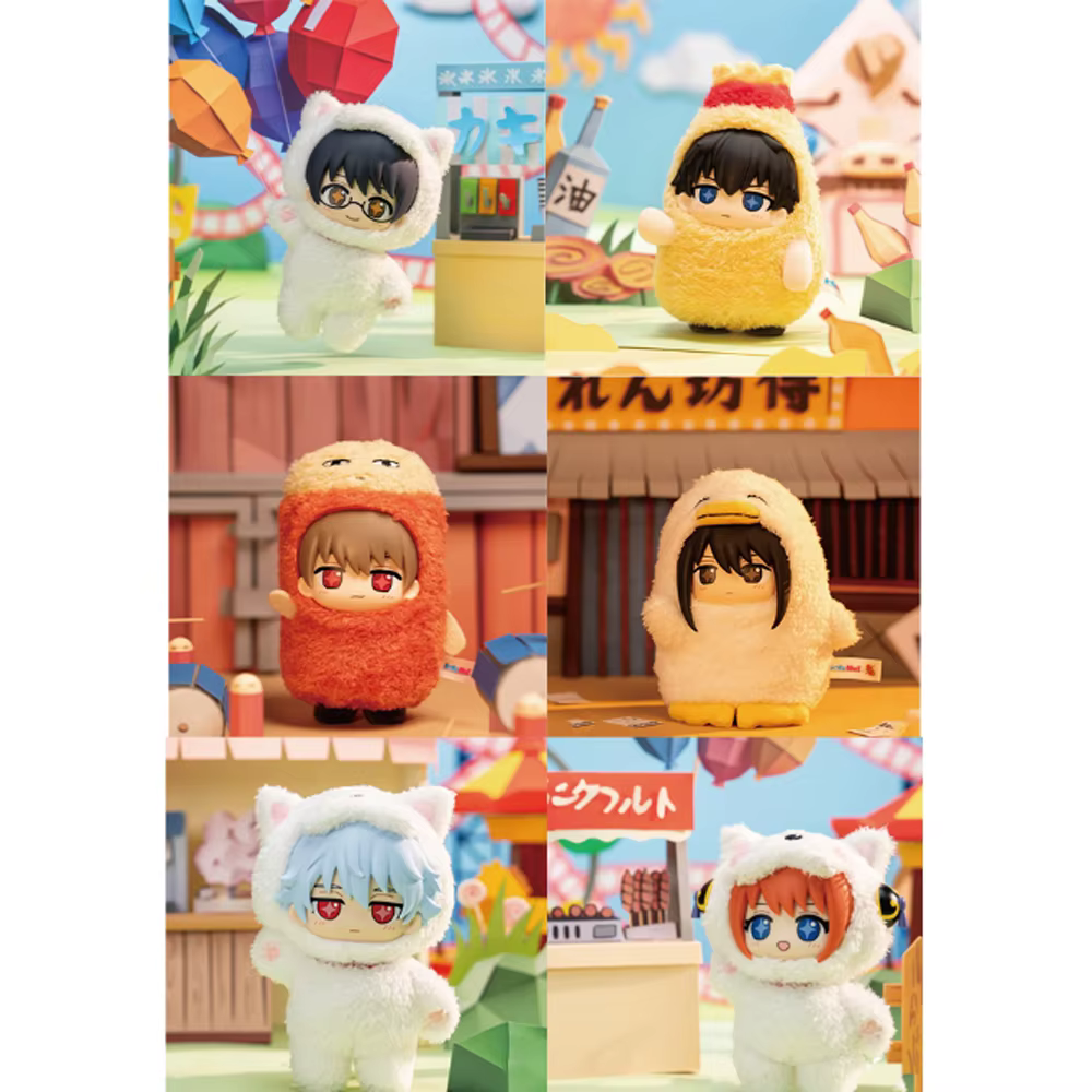 Nouvelle série Gintama, boîte mystère en vinyle, figurines d'anime Kagura Sakata Gintoki Shimura Shi
