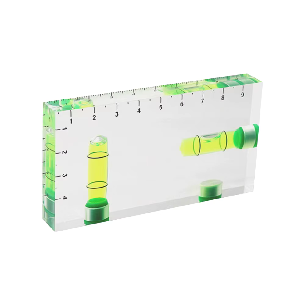 Niveau magnétique bidirectionnel transparent de haute précision bulle Mini niveau rond bulleye Bubbl