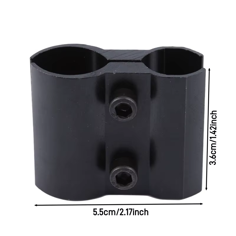 Support de serrage à Tube fixe noir pour lampe de poche télescope, support de pince universel pour I