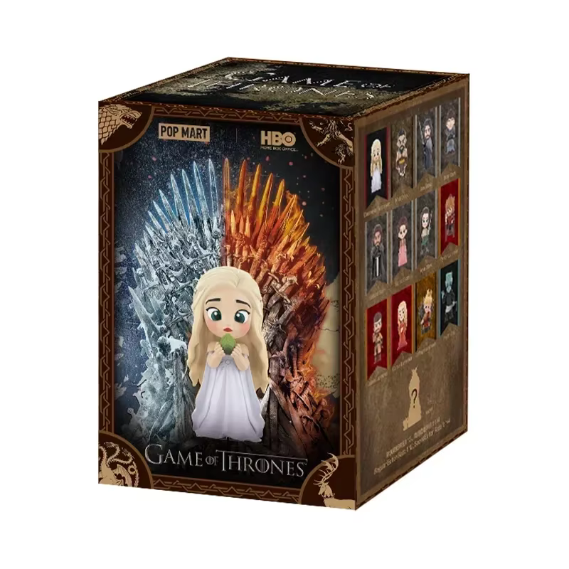 POP MART Game of Thrones série boîte aveugle devinez sac boîte mystère jouets poupée mignon Anime Fi