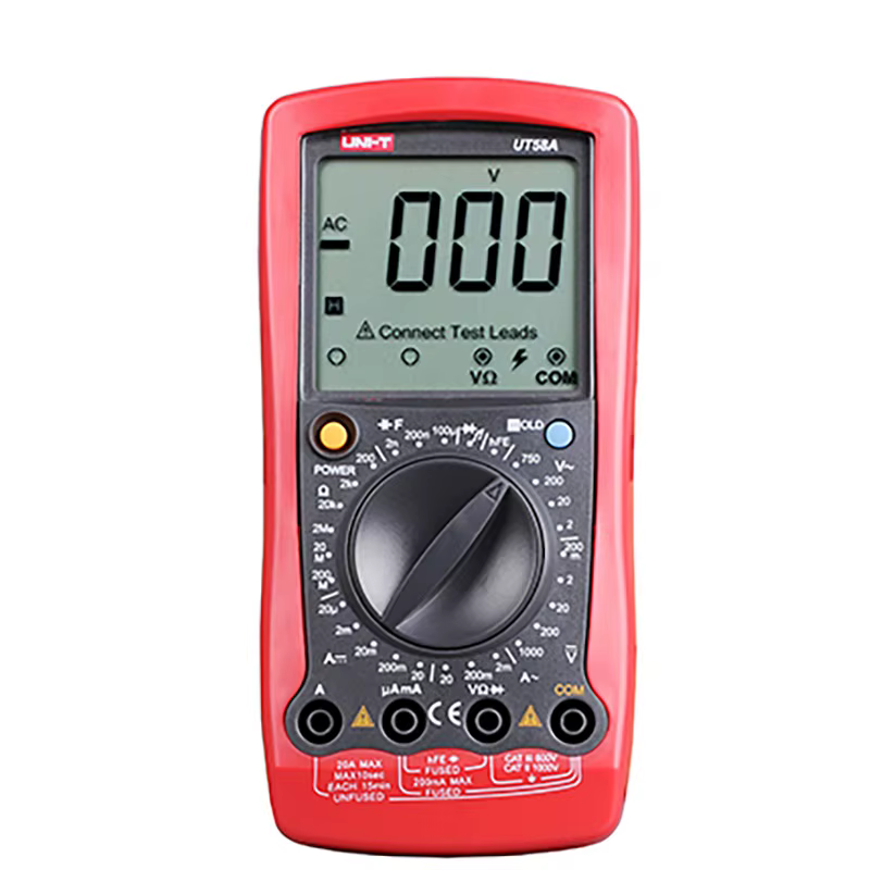 Multimètre numérique UNI-T UT58A UT58B UT58C UT58D UT58E Voltmètre Ampèremètre Testeur Électricien C