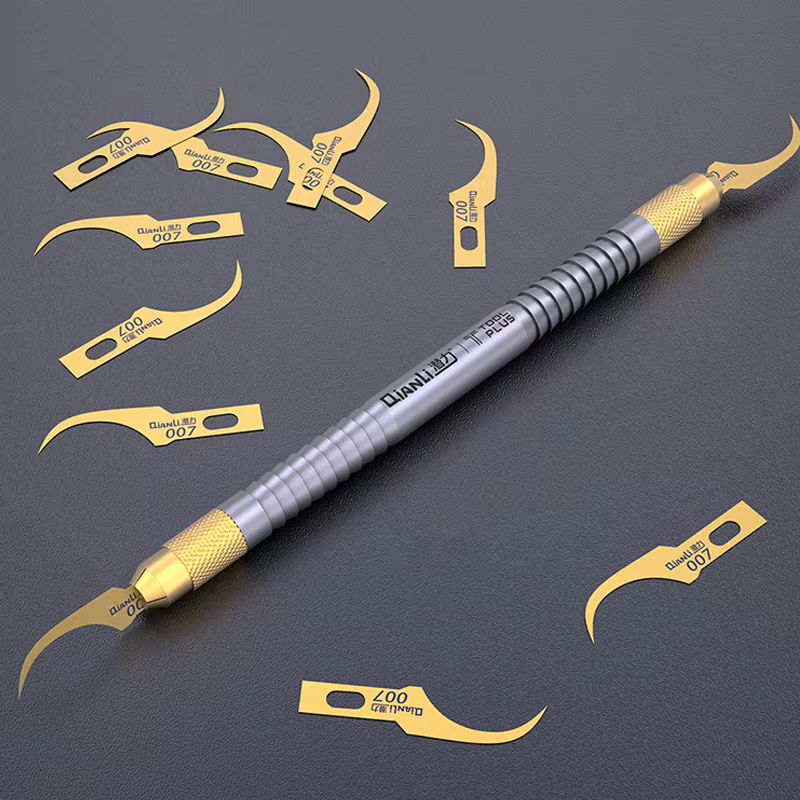 QianLi 007 008 009 011 couteau de Scalpel d'élimination de la CPU colle grattoir gaine BGA IC nettoy
