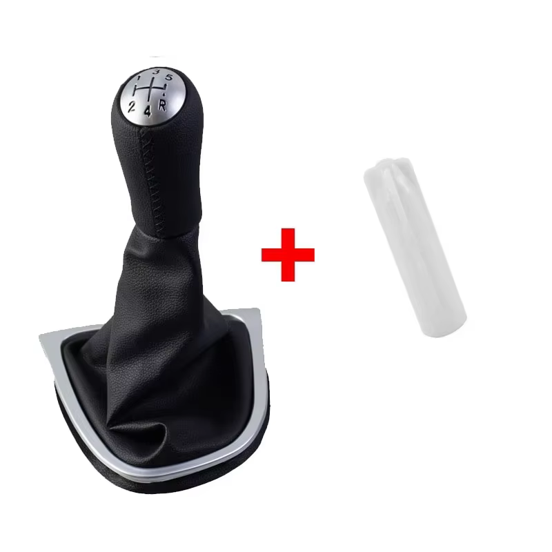 Pour Renault Clio 4 IV 2012-2020 Boîte de vitesses manuelle 5 vitesses Levier de vitesse en cuir ave